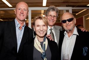 Andre de Raff (CEO of Imagem), Barbra Strouse (Wife of Charles Strouse), Ted Chapin (President of Rodgers & Hammerstein, an Imagem company), Charles Strouse (R&H Writer, RAGS) @ BroadwayWorld Andre de Raff (CEO of Imagem), Barbra Strouse (Wife of Charles Strouse), Ted Chapin ( Photo